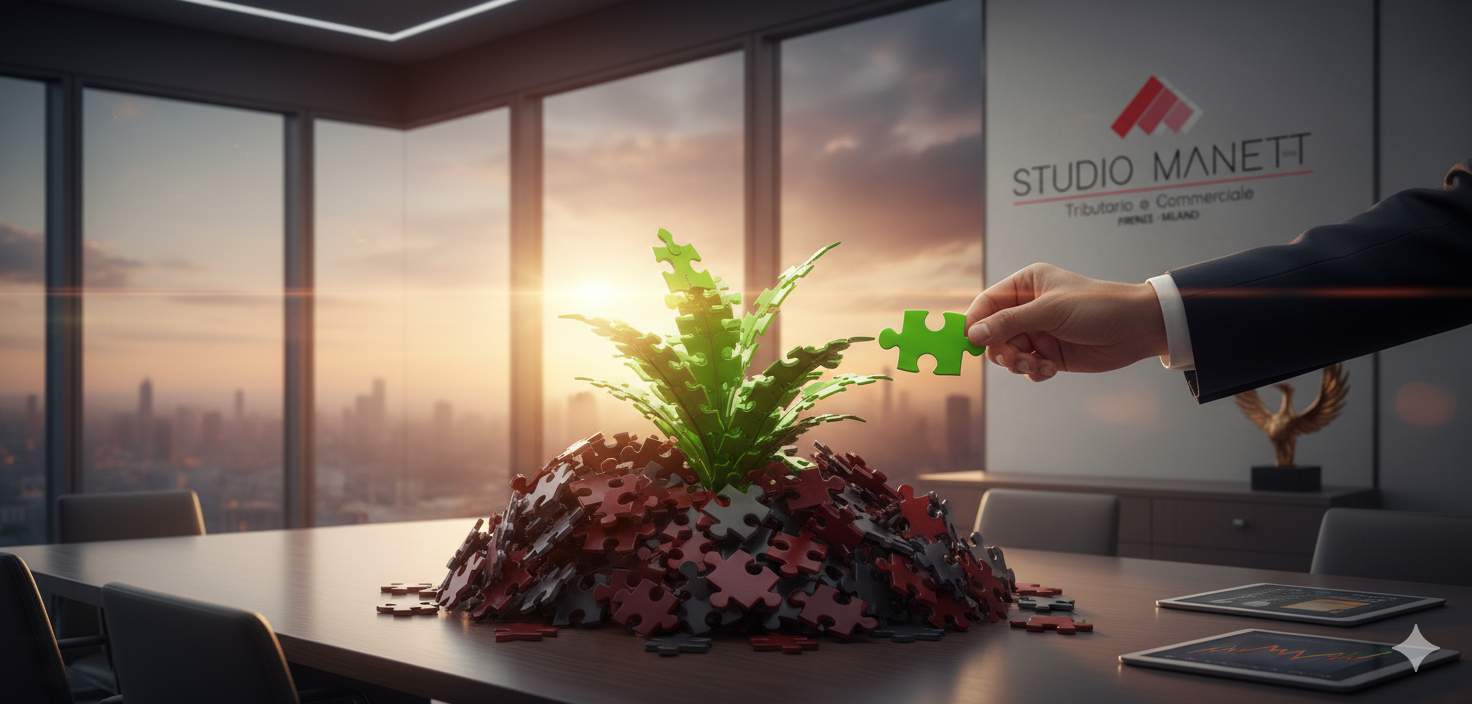 Dott. Massimo Manetti, tributarista, illustra i riconoscimenti della stampa sulla consulenza d'impresa e la gestione della crisi aziendale